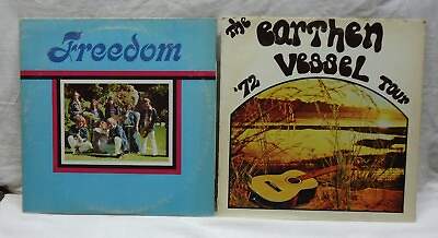 #ad 2 Vintage Xian Psych Folk Private Lps The Earthen Vessel #x27;72 Tour amp; Freedom $6.99