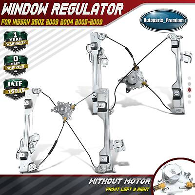 #ad 2x Power Electric Window Regulator for Nissan 350Z 2003 2009 Front Left amp; Right $66.99