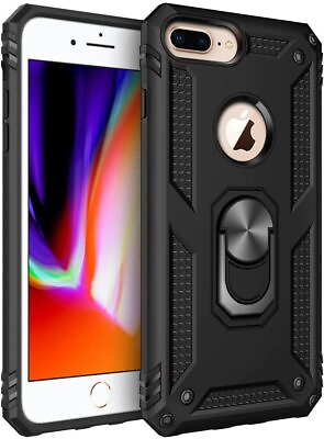 #ad For Phone 7Plus amp; Phone 8Plus Case Kickstand Shockproof Ring Holder Hard Cover $6.99