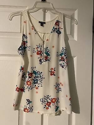 #ad Express Floral Tank Top Size XS $9.50