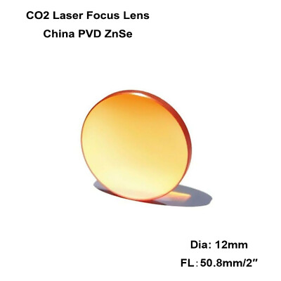 #ad ZnSe Focus Lens Dia. 12mm FL 50.8mm CO2 Laser Engraving Cutting Machine 3040 K40 $11.99