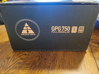 #ad New GOLDEN FIELD GPG750 Power Supply 750W Full Modular 80 Plus Gold Certified $65.00