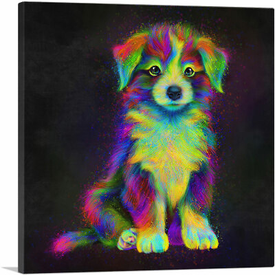 #ad ARTCANVAS Puppy Cute Dog Canvas Art Print $179.99