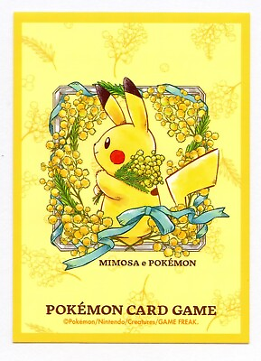 #ad Mimosa Pikachu Individual Card Sleeve Pokemon Center Japan Original $1.00