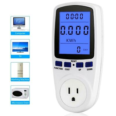 #ad #ad Electric Energy Monitor Power Socket Plug Meter Voltage Watt Analyzer $17.00