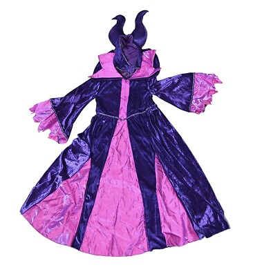 #ad DISNEY STORE Maleficent COSTUME Sleeping Beauty Size 9 10 Halloween Brand NEW $16.95