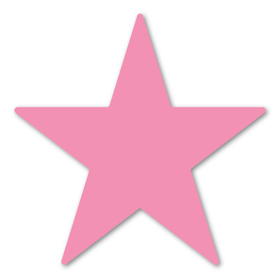 #ad Pink Star Magnet $2.99