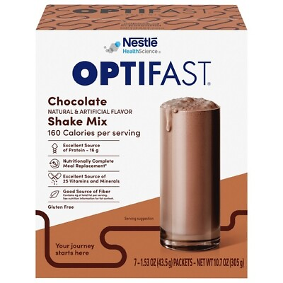 #ad #ad OPTIFAST 800 SHAKE MIX STRAWBERRY VANILLA OR CHOCOLATE NEW NESTLE PACKAGING $30.00