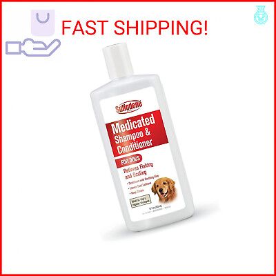 #ad Farnam Sulfodene Medicated Shampoo amp; Conditioner for Dogs 12ozWhite $23.99
