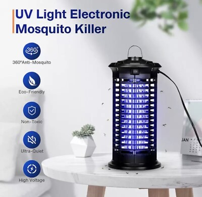 #ad Electric Mosquito Fly Bug Insect Zapper Killer LED Light Trap Pest Control Lamp $19.99