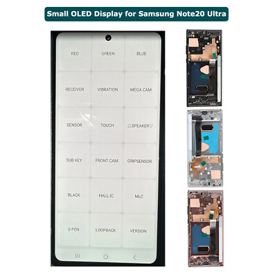 #ad 6.67quot; Small OLED Display LCD Touch Screen For Samsung Galaxy Note 20 Ultra 4G 5G $132.26