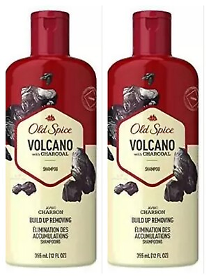 #ad 2x Old Spice Mens Shampoo Volcano 12 Ounce 355ml $21.99
