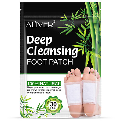 #ad 120PCS Detox Foot Patches Pads Body Toxins Feet Slimming Deep Cleansing Herbal $25.95