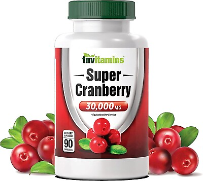 #ad Cranberry Pills for Women amp; Men 30000 MG Urinary Tract Bladder amp; Kidney Health $22.99