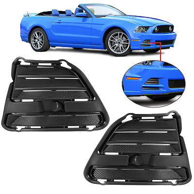 #ad Fog Light Cover Set Replace FO1039134 FO1038134 For Ford Mustang 2013 2014 New $12.38