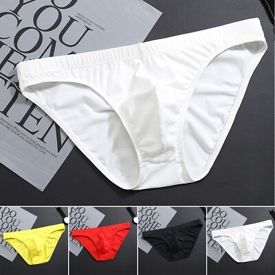 #ad Men#x27;s Sexy Comfortable Breathable Low Rise U convex Briefs Underwear Underpants $11.30