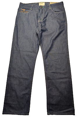 #ad LRG ILLDENIM KIDS Men 38X33 Raw Indigo True Straight Lrgeans Jeans NEW $39.99