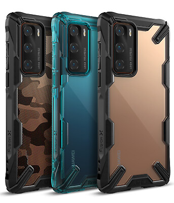 #ad For Huawei P40 P40 Lite P40 Pro Case Ringke FUSION X Shockproof Cover $10.99