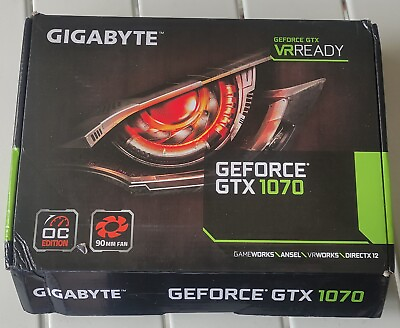 #ad GIGABYTE RTX1070 RTX 1070 8G 8GB OC GPU $110.00