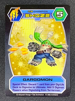 #ad Gargomon DT 96 Series 3 D Tector Card Bandai Digimon 2002 NonFoil 6 C $11.11