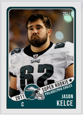 #ad 2011 Jason Kelce Future Stars NFL Rookie Card Super Rookie Philadelphia Eagles $9.99