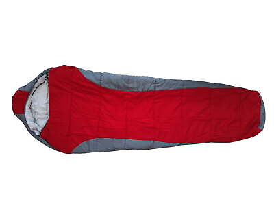 #ad Ozark Trail 10 Degree Cold Weather Mummy Sleeping Bag with Soft Liner Red $34.05