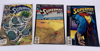 #ad Lot 3 Superman #18 #21 #33 Comics 1991 DC Comics $5.73
