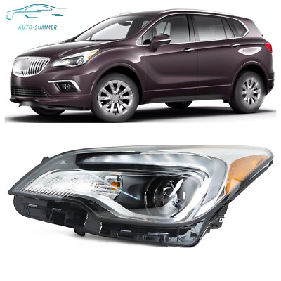 #ad Halogen Headlight Assy Headlamp Driver Side For 2016 2017 2018 Buick Envision $105.99