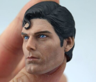 #ad 1 6 Head Sculpt Carving Superman Christopher Reeve Model Fit 12quot; Action Figure $19.99