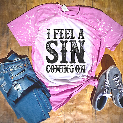 #ad Bleached Tshirt Miranda Lambert Pistol Annies A Sin Coming On Bleached $19.98