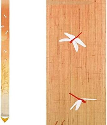 #ad Slim Hemp Tapestry Dragonfly Autumn Red Sunset Interior Wall Hanging Roll Japan $119.00