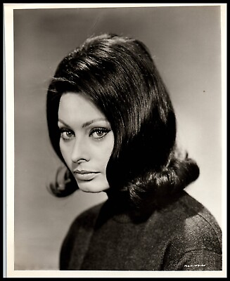 #ad Hollywood Beauty SOPHIA LOREN STYLISH POSE 1950s STUNNING PORTRAIT Photo 715 $71.99