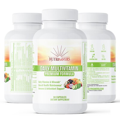 #ad Complete Daily Multivitamin: Immune Antioxidant Support 60 Caps Pack of 3 $28.99