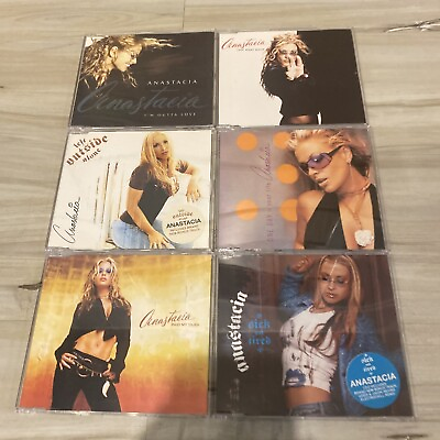 #ad Anastacia 6 UK IMPORT LOT Left Outside Alone Paid My Dues Left Outside Alone $39.99
