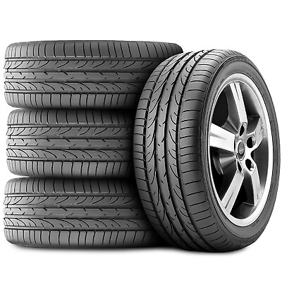#ad 4 Tires Bridgestone Potenza RE050 RFT 245 45R17 95W DC High Performance $618.89
