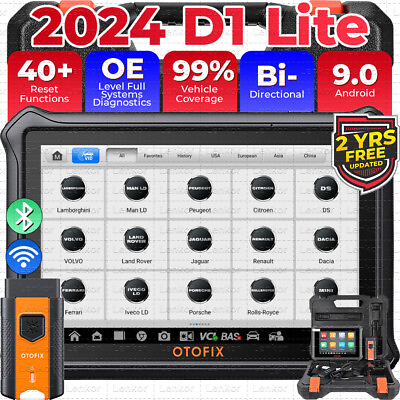 #ad 2024 OTOFIX D1 Lite Bidirectional Scanner Full System Car Diagnostic Key Coding $319.00