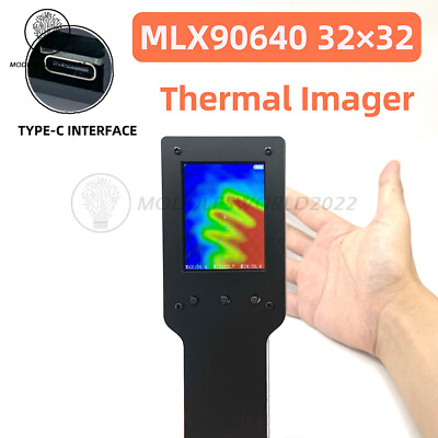 #ad MLX90640 2.4quot; Infrared Thermal Imager Handheld Thermograph Camera 40℃ 300℃ US $84.99