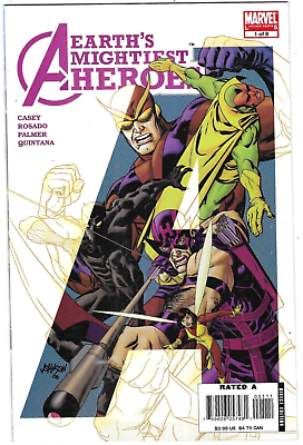 #ad Avengers Comic 1 Earth#x27;s Mightiest Heroes II Cover A First Print 2007 Joe Casey $13.45