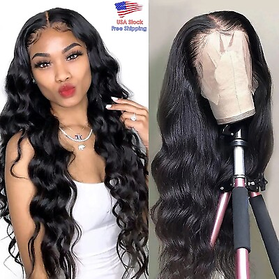#ad Women#x27;s Black Wavy Long Holiday Hair in The Long Curly Hair Natural Wave Hair US $13.28