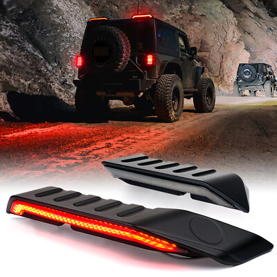 #ad Xprite LED Tail Light Brake Reverse Turn Signal Lamp for 07 18 Jeep Wrangler JKU $131.75