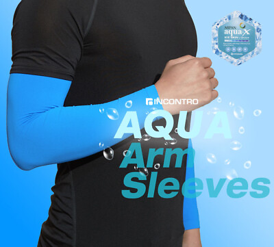 #ad INCONTRO Aquax aqua X UV Protection Cool Quick Dry Arm Sleeves Unisex One Size $5.90