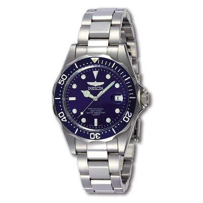 #ad Invicta Men#x27;s Watch Pro Diver Quartz Blue Dial Stainless Steel Bracelet 9204 $53.37