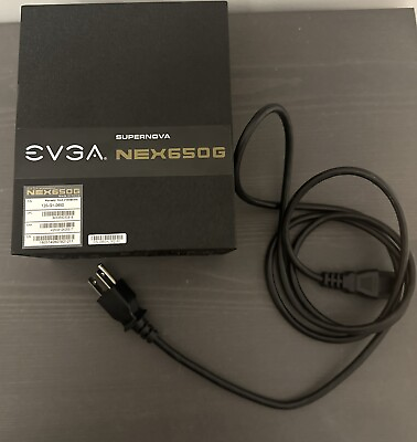 #ad #ad EVGA NEX650G ATX Desktop Power Supply Includes Cable Mod Cables red amp; Black $100.00
