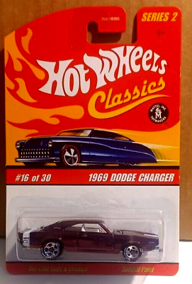 #ad Hot Wheels 1969 Dodge Charger Classics #16 Series 2 Diecast $16.99