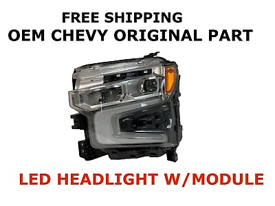 #ad 2022 2023 Chevy Silverado 1500 MID left side LED headlight BROKE TAB 85594439 $500.00