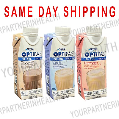 #ad OPTIFAST® 800 READY TO DRINK SHAKES COMBO FLAVOR GREAT EXPIRATION $66.00