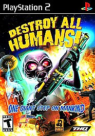 #ad Destroy All Humans PlayStation 2 PS2 2005 Complete w Manual amp; Tested $7.99