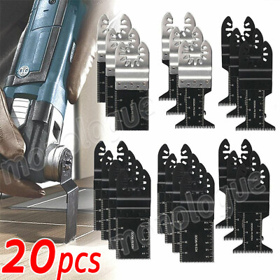 #ad 20PCS Dewalt Multi Tool Oscillating Saw Blades For Fein Multimaster Makita Bosch $21.69