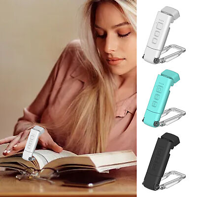#ad Book Reading Light Clip Rechargeable Ultra Bright Desk Reading Light beautifully $12.73