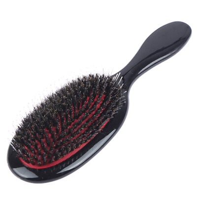 #ad Boar Bristle amp; Nylon Hair Brush Oval Anti static Paddle Comb Scalp Massa=t= ❤TH $8.71